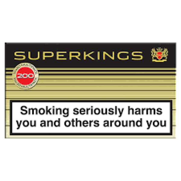 Superkings Black Cigarettes